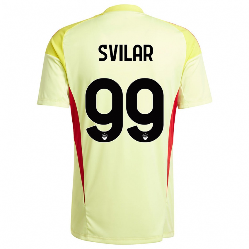 נשים מילה סבילאר #99 כתום צהוב בהיר חולצת שוער 2025/26 חולצה קצרה