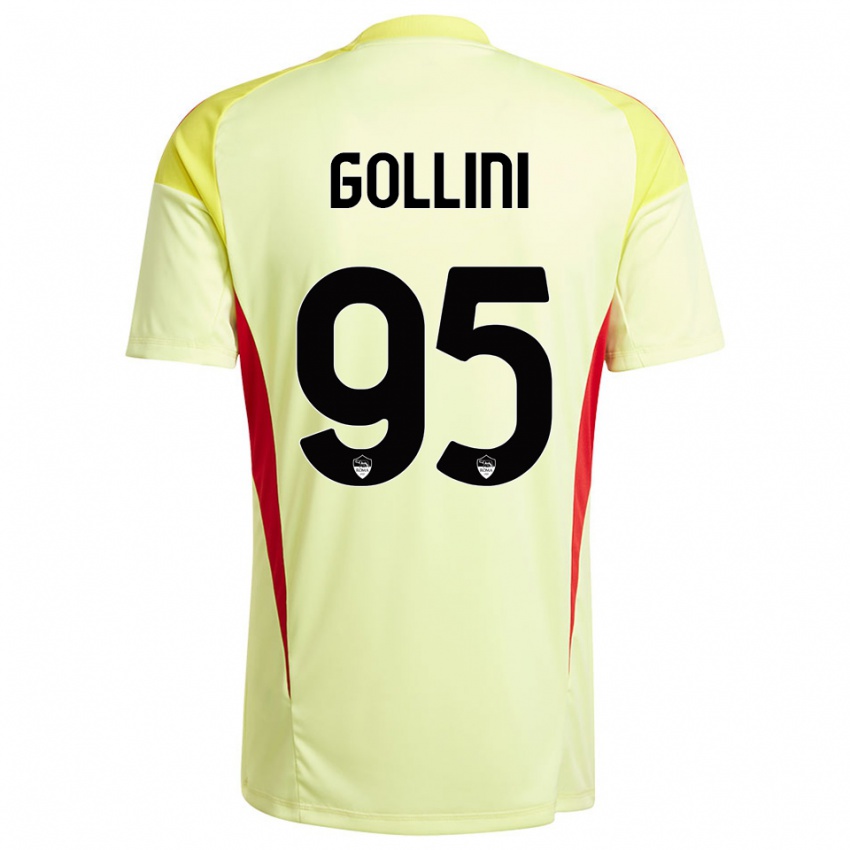 נשים פיירלואיג'י גוליני #95 כתום צהוב בהיר חולצת שוער 2025/26 חולצה קצרה