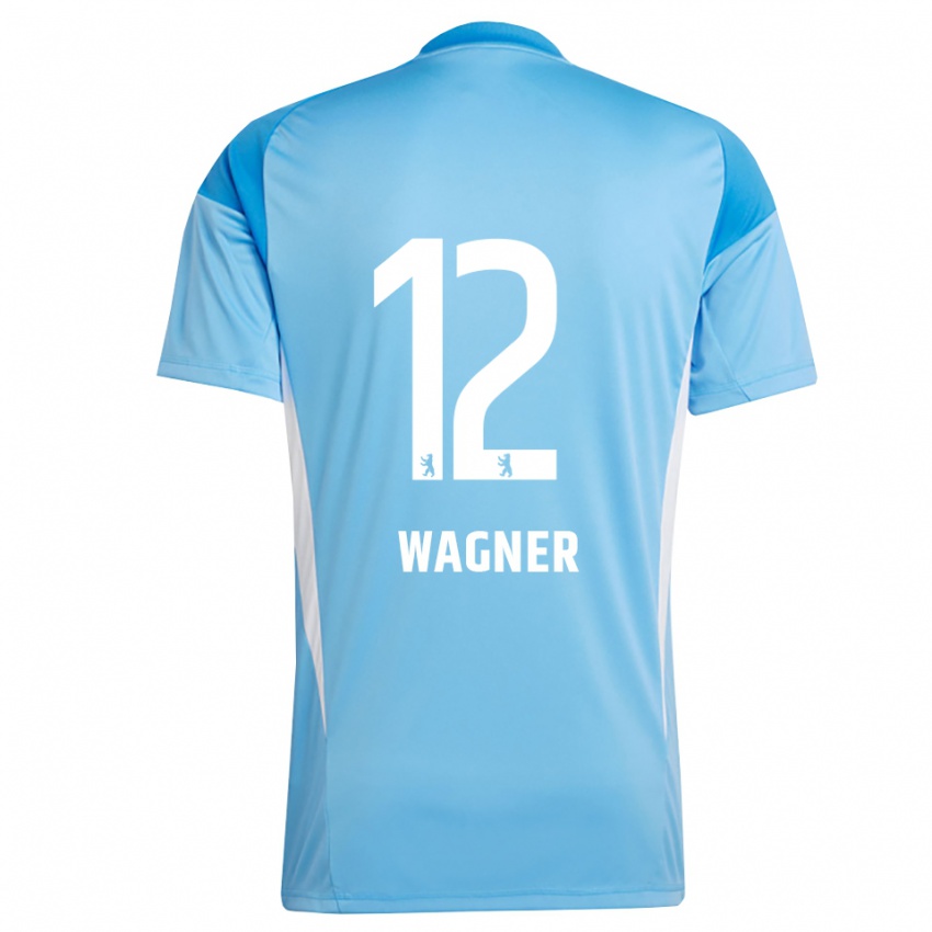 נשים Melanie Wagner #12 שחור כחול חולצת שוער 2025/26 חולצה קצרה