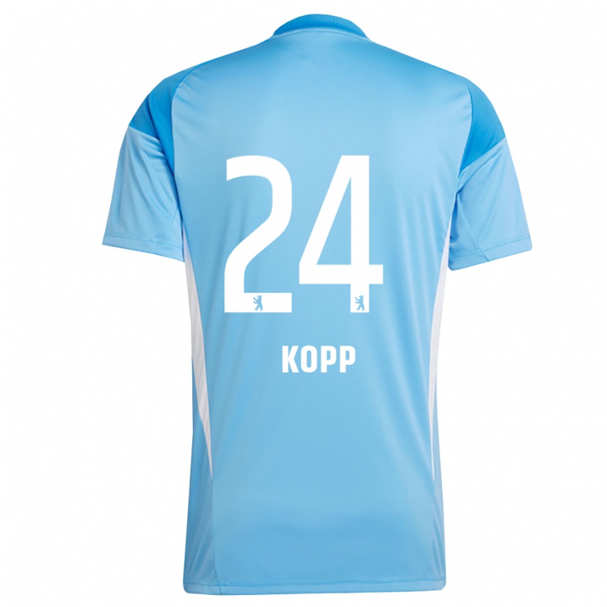 נשים Marvin Kopp #24 שחור כחול חולצת שוער 2025/26 חולצה קצרה