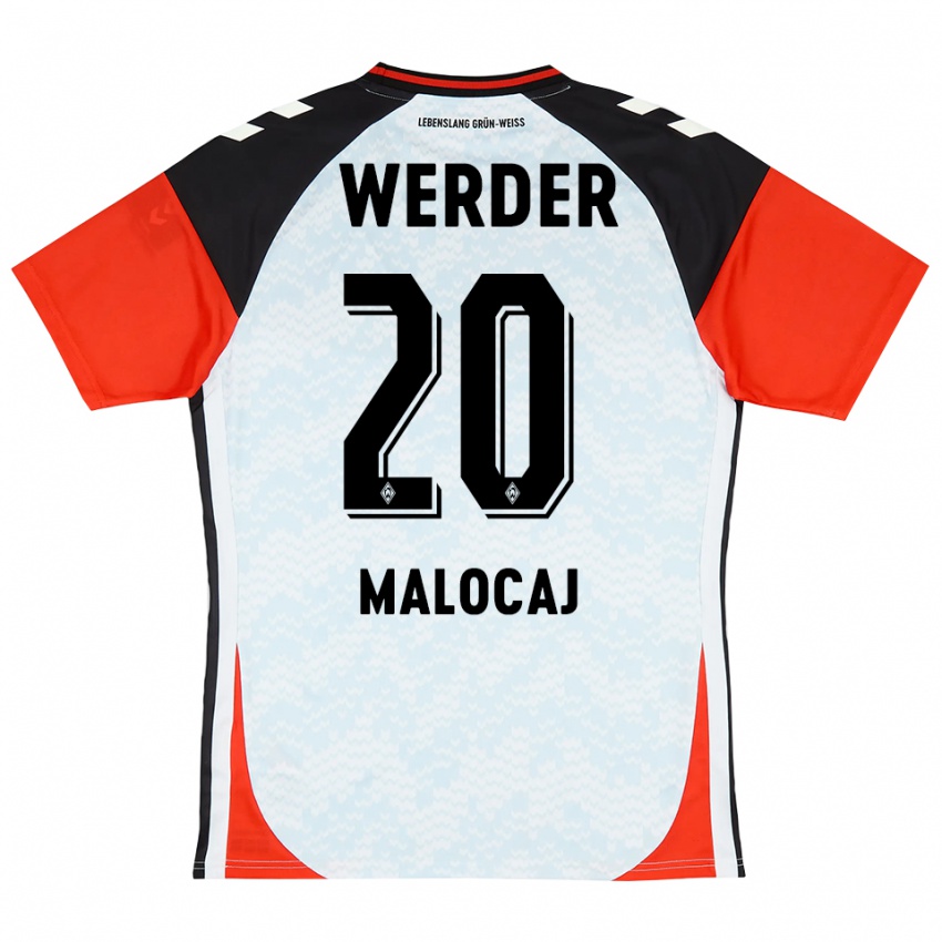 נשים Edinjo Malocaj #20 צהוב אדום שחור חולצת שוער 2025/26 חולצה קצרה