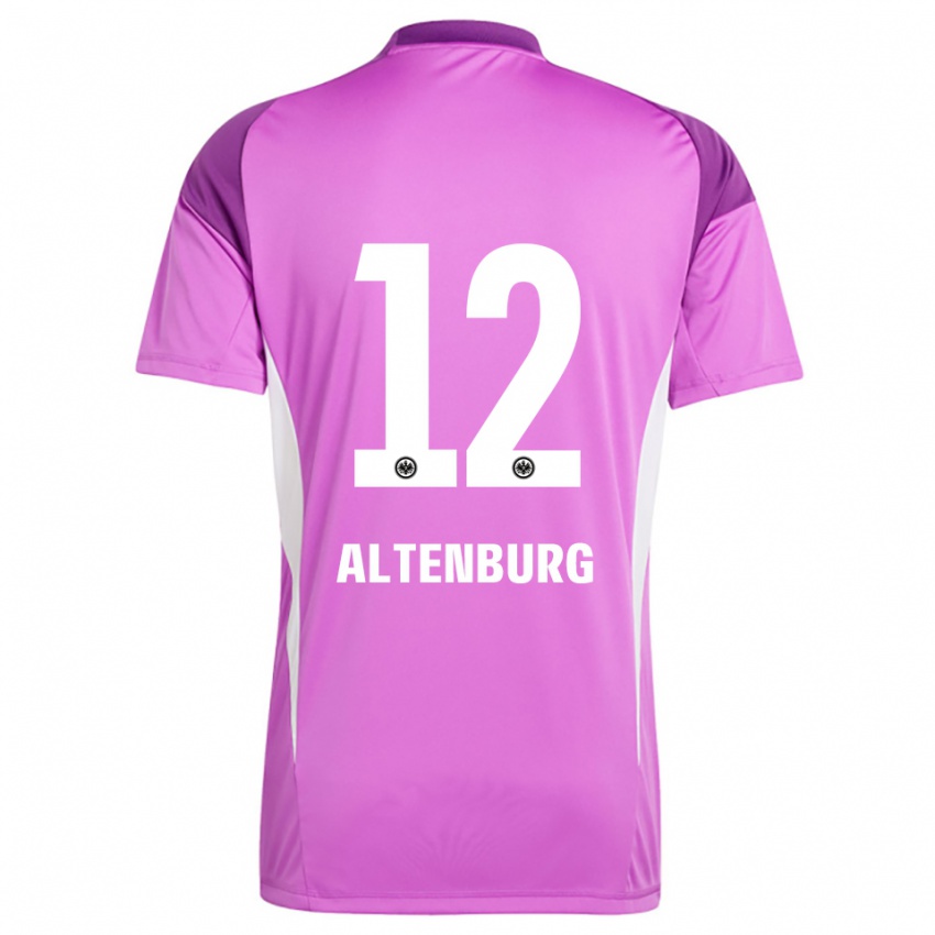 נשים לינה אלטנבורג #12 לבן לילך חולצת שוער 2025/26 חולצה קצרה