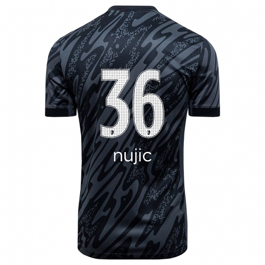 נשים לוקה אנטוניו נוייץ׳ #36 שחור לבן חולצת שוער 2025/26 חולצה קצרה