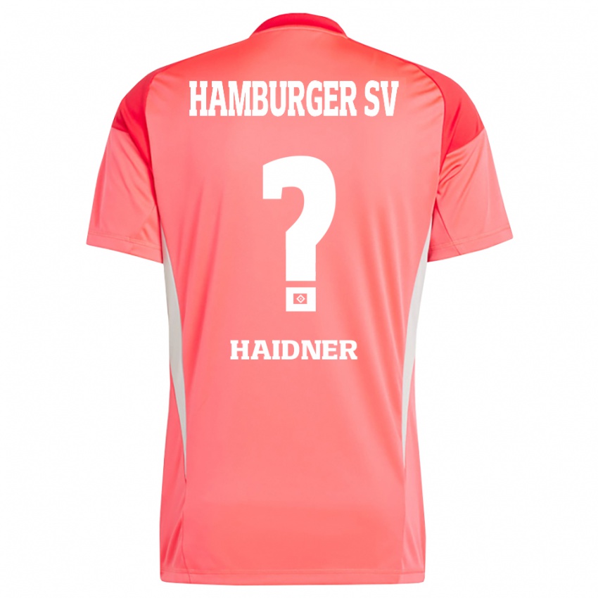 נשים Larissa Haidner #0 כתום אדום חולצת שוער 2025/26 חולצה קצרה