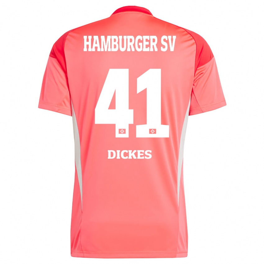 נשים פרננדו דיקס #41 כתום אדום חולצת שוער 2025/26 חולצה קצרה