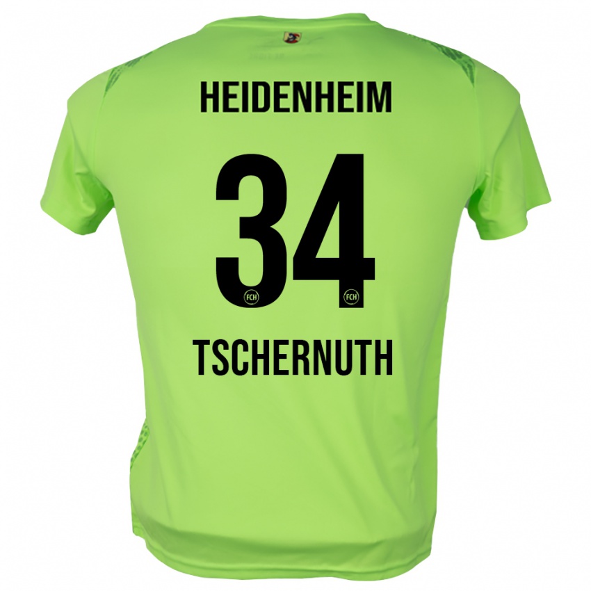 נשים פול צ׳רנות' #34 ירוק בהיר חולצת שוער 2025/26 חולצה קצרה