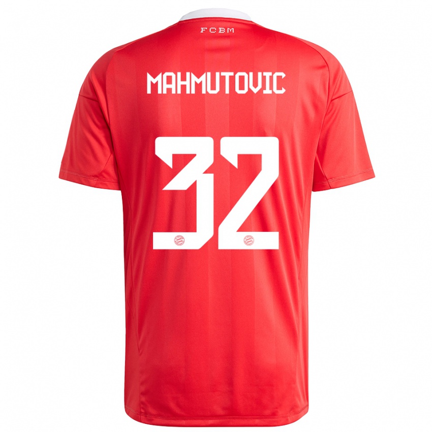 נשים אנה ממוטוביץ׳ #32 לבן אדום חולצת שוער 2025/26 חולצה קצרה