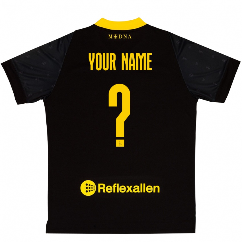 נשים מודנה שחור צהוב חולצת שוער 2025/26 חולצה קצרה