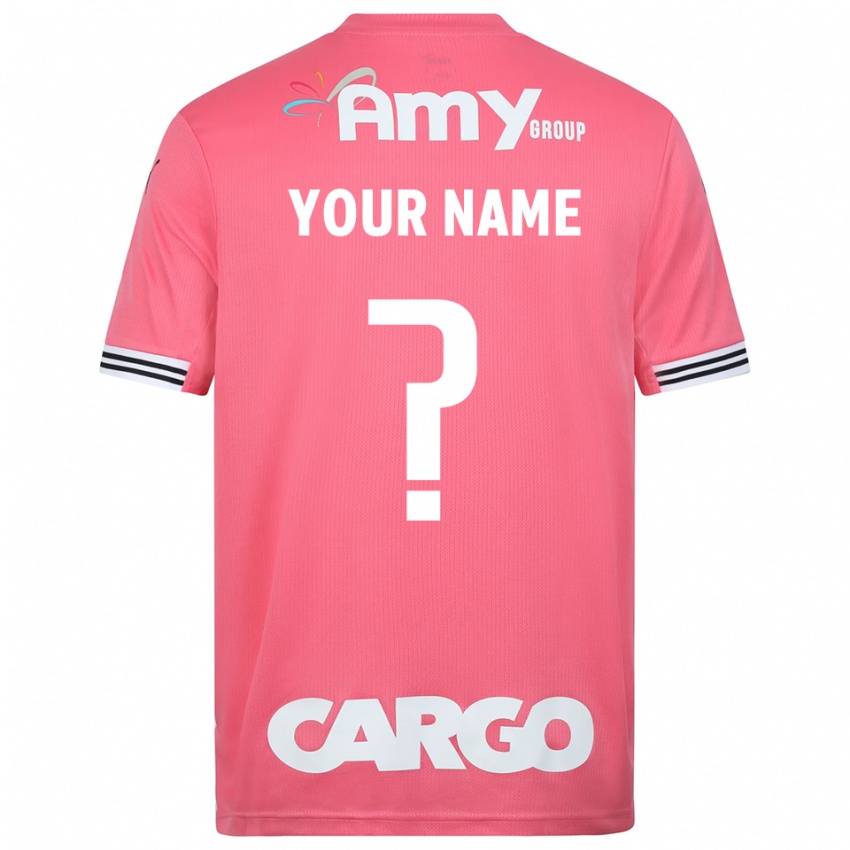 נשים מכבי תל אביב לבן ורוד חולצת שוער 2025/26 חולצה קצרה