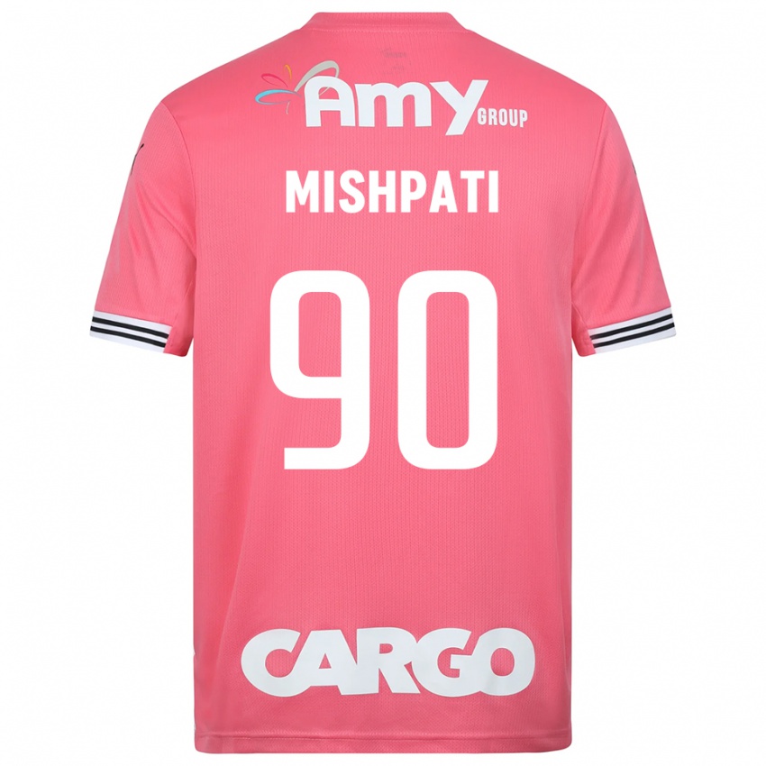 נשים רועי משפתי #90 לבן ורוד חולצת שוער 2025/26 חולצה קצרה