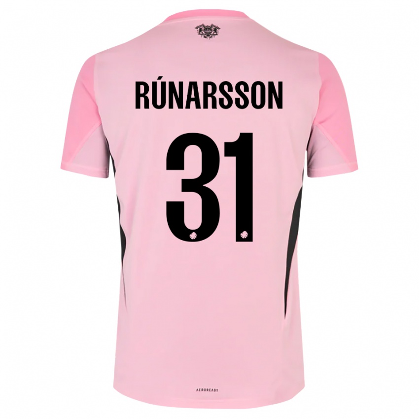 נשים רונאר אלכס רונארסון #31 שחור ורוד חולצת שוער 2025/26 חולצה קצרה