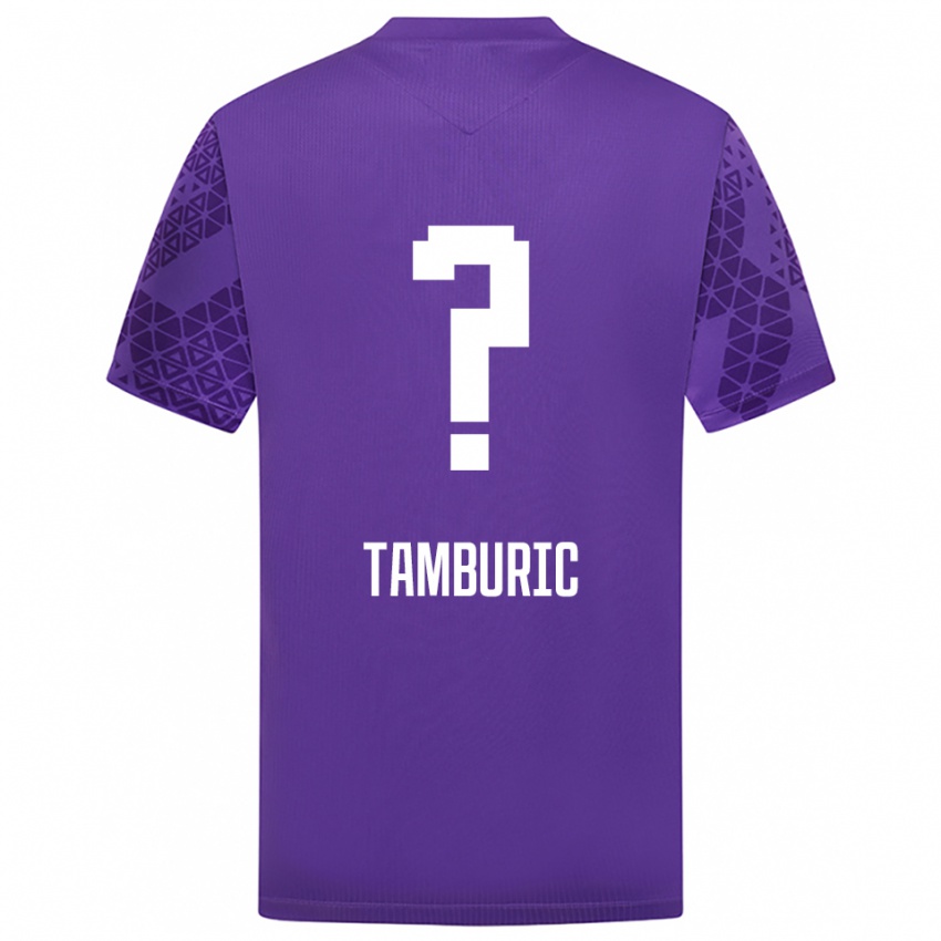 נשים Vukasin Tamburic #0 לבן אינדיגו חולצת שוער 2025/26 חולצה קצרה