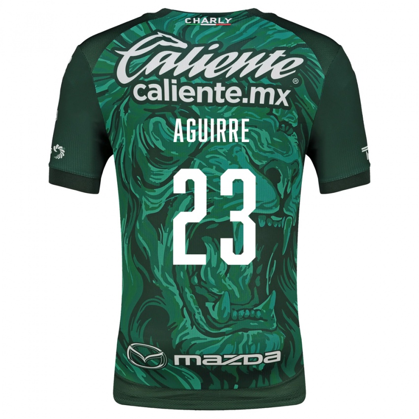 ילדים Zoe Aguirre #23 ירוק שחור ג'רזי ביתית 2026/27 חולצה קצרה