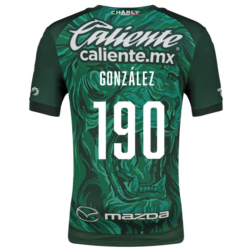 ילדים Pedro González #190 ירוק שחור ג'רזי ביתית 2026/27 חולצה קצרה
