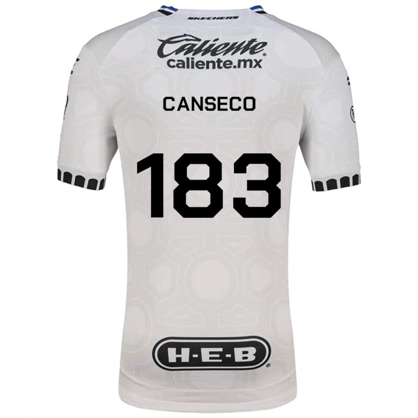ילדים Rodrigo Canseco #183 לבן שחור כחול ג'רזי ביתית 2026/27 חולצה קצרה
