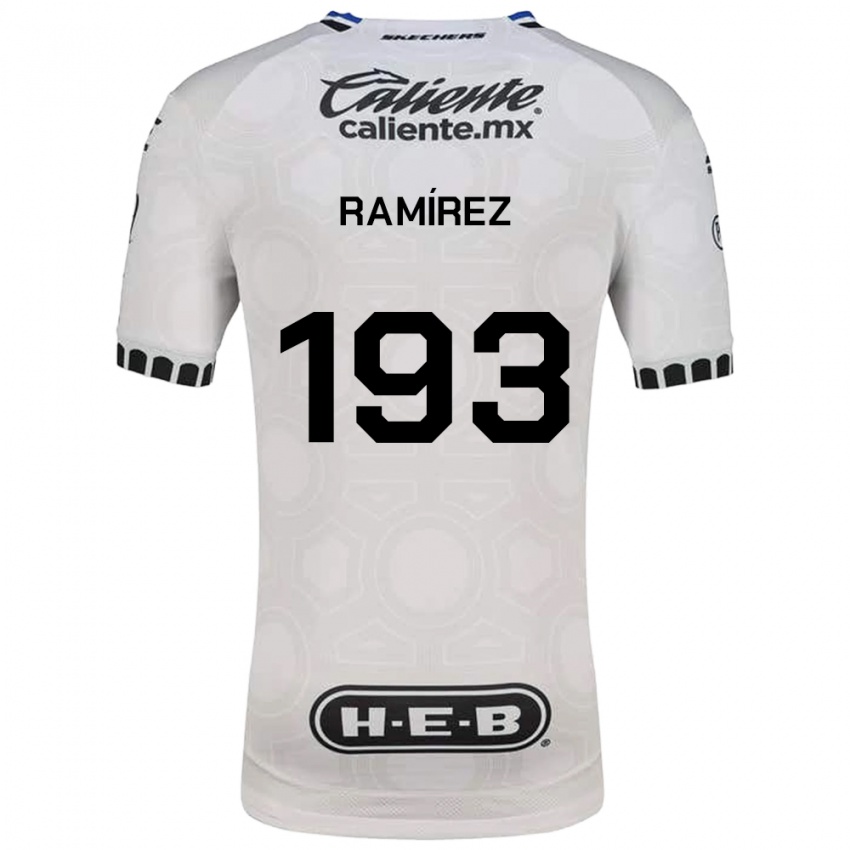 ילדים Ángel Ramírez #193 לבן שחור כחול ג'רזי ביתית 2026/27 חולצה קצרה