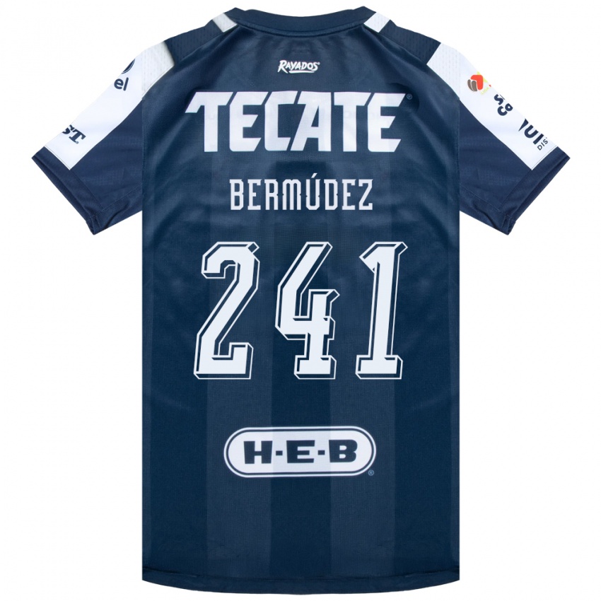 ילדים Santiago Bermúdez #241 כחול דיו לבן אדום ג'רזי ביתית 2026/27 חולצה קצרה