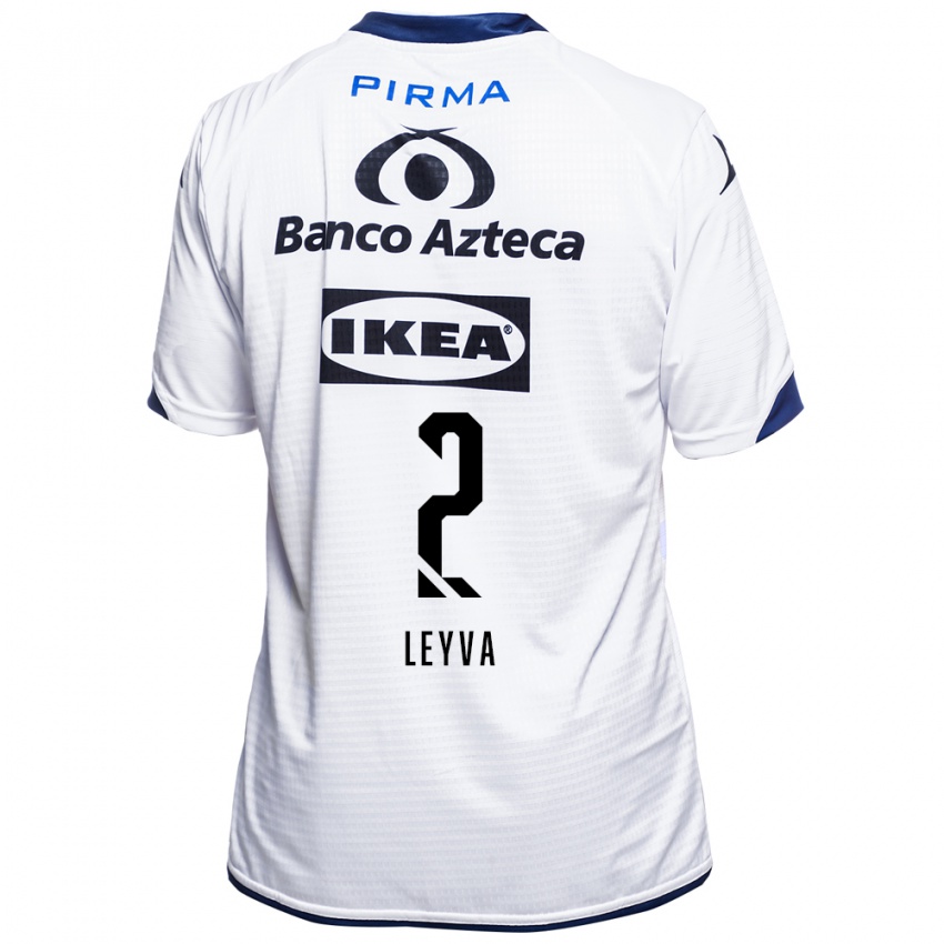 ילדים אנחל לייבה(Angel Leyva #2 לבן שחור כחול ג'רזי ביתית 2026/27 חולצה קצרה