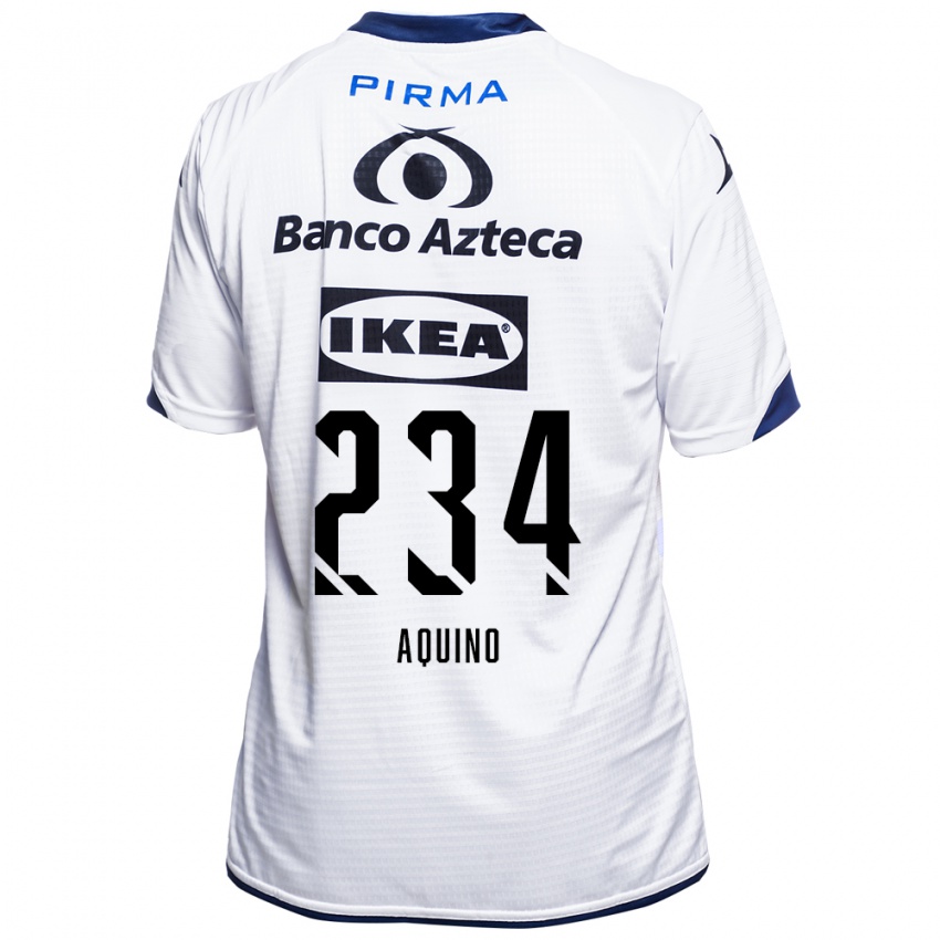 ילדים Andy Aquino #234 לבן שחור כחול ג'רזי ביתית 2026/27 חולצה קצרה