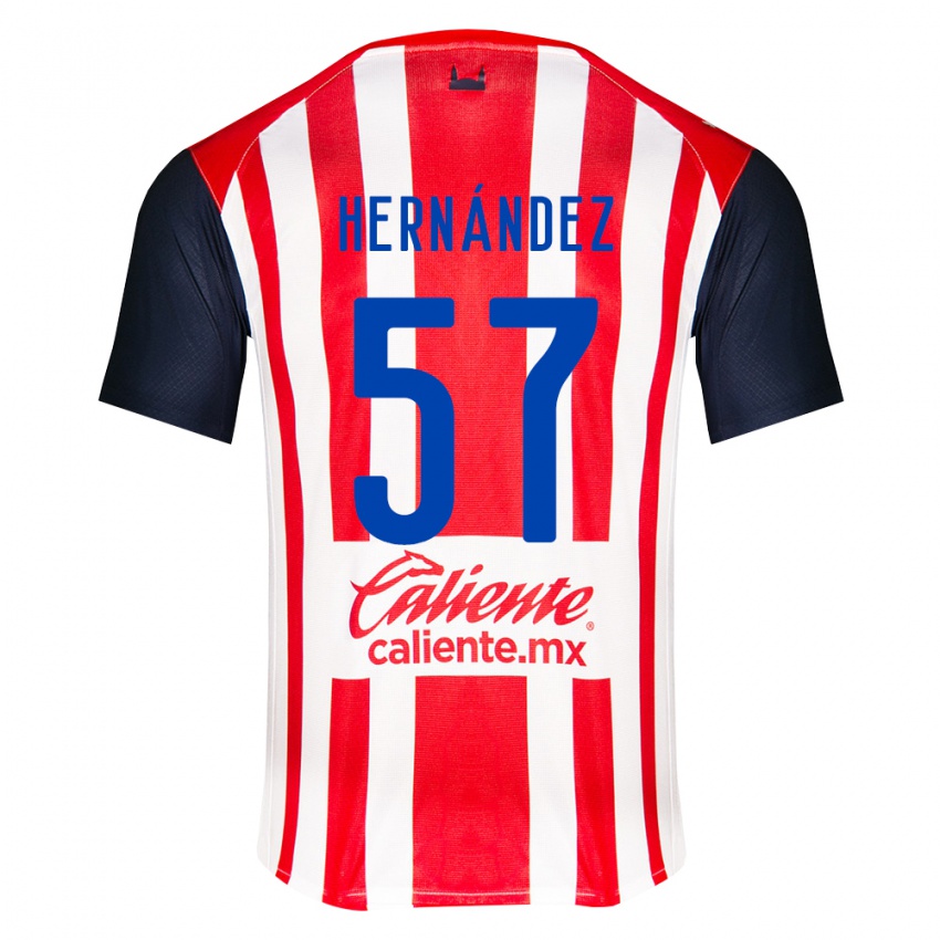 ילדים Jesús Hernández #57 אדום שחור לבן ג'רזי ביתית 2026/27 חולצה קצרה
