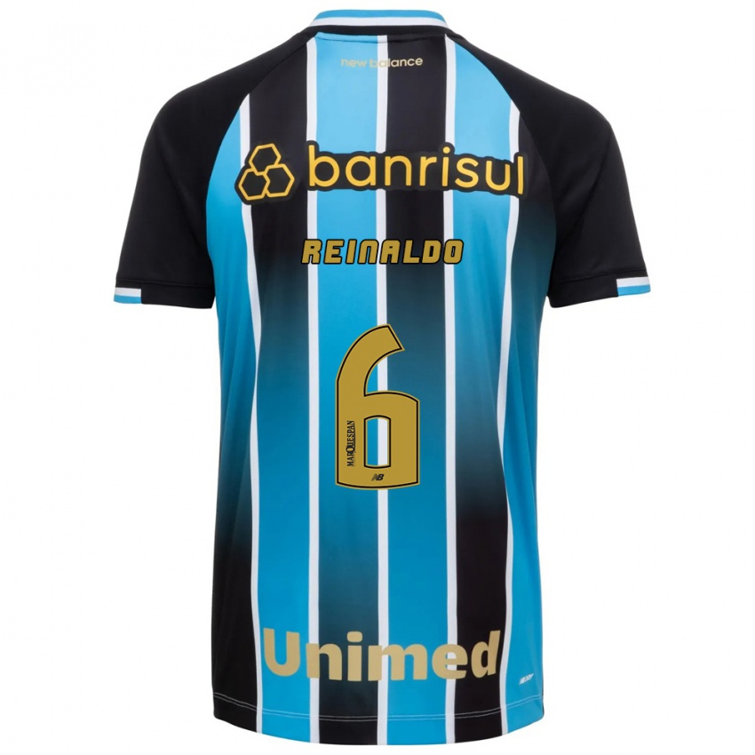 ילדים ריינאלדו #6 כחול חום שחור ג'רזי ביתית 2026/27 חולצה קצרה