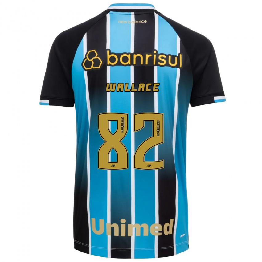 ילדים Wallace #82 כחול חום שחור ג'רזי ביתית 2026/27 חולצה קצרה