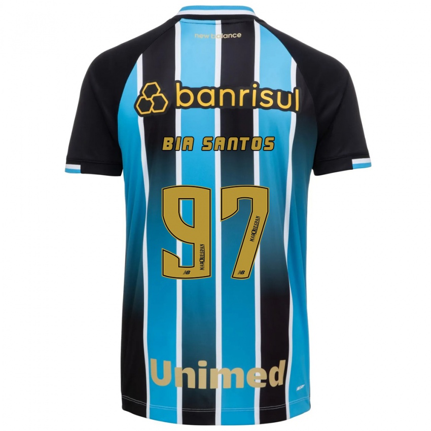 ילדים Bia Santos #97 כחול חום שחור ג'רזי ביתית 2026/27 חולצה קצרה