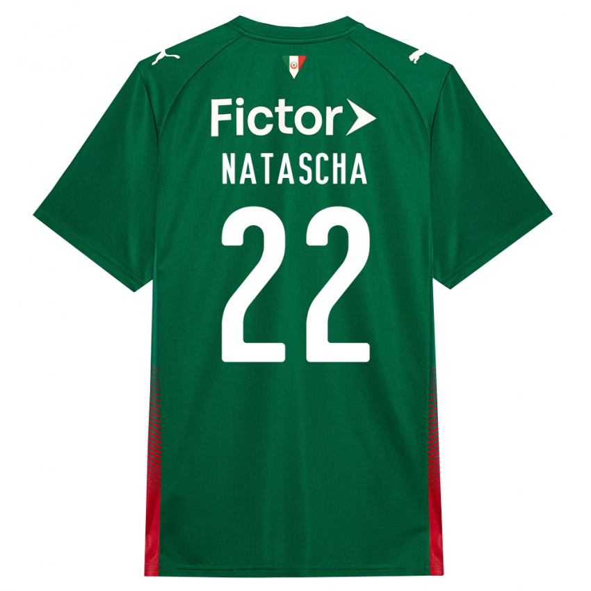 ילדים Natascha #22 ירוק אדום לבן ג'רזי ביתית 2026/27 חולצה קצרה