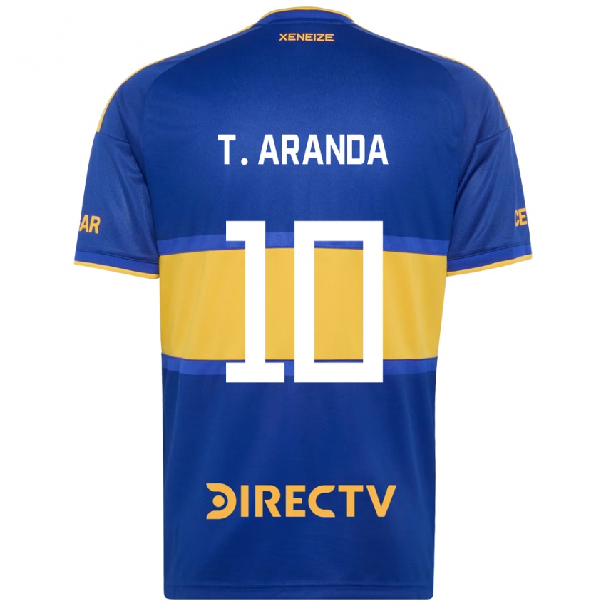 ילדים Tomás Aranda #10 כחול מלכותי צהוב ג'רזי ביתית 2026/27 חולצה קצרה