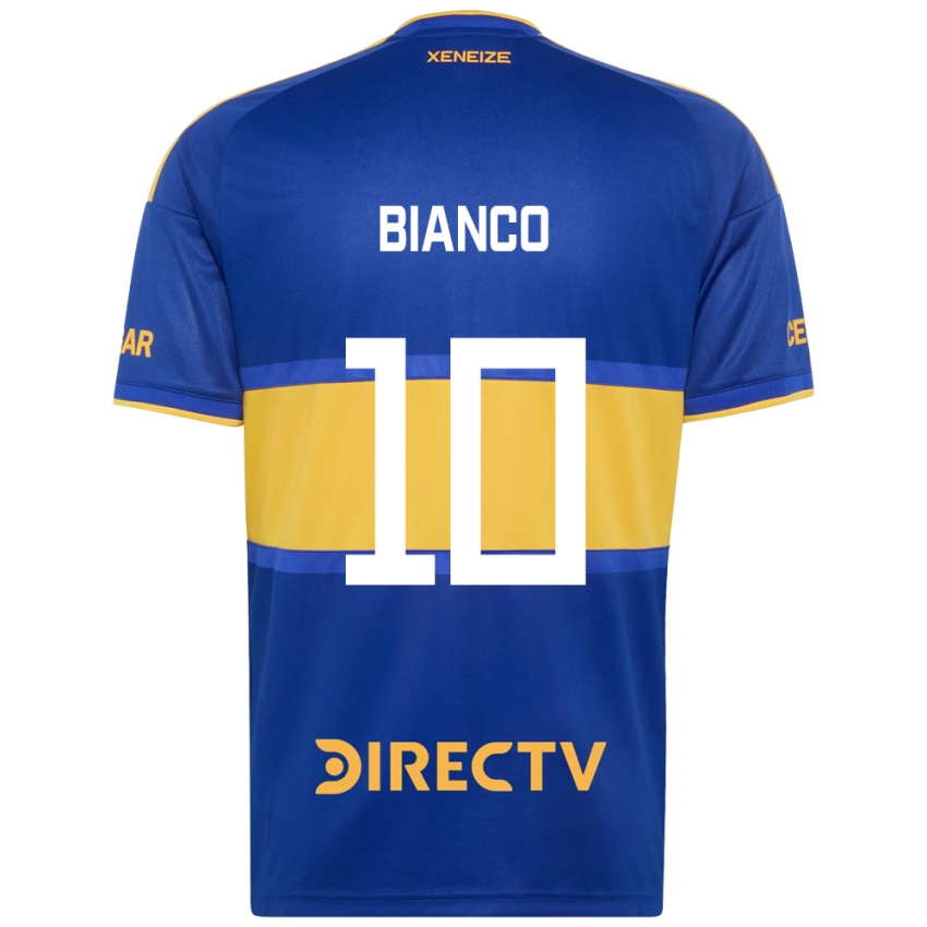 ילדים Lautaro Bianco #10 כחול מלכותי צהוב ג'רזי ביתית 2026/27 חולצה קצרה