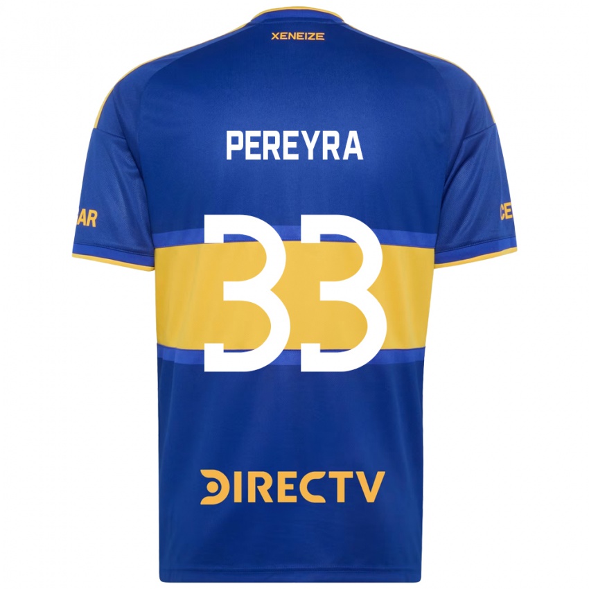 ילדים Araceli Pereyra #33 כחול מלכותי צהוב ג'רזי ביתית 2026/27 חולצה קצרה
