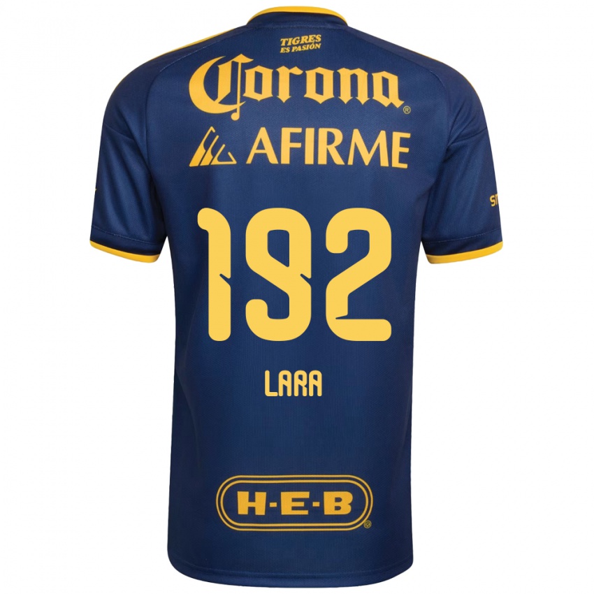 ילדים Miguel Lara #192 כחול מלכותי צהוב הרחק ג'רזי 2026/27 חולצה קצרה