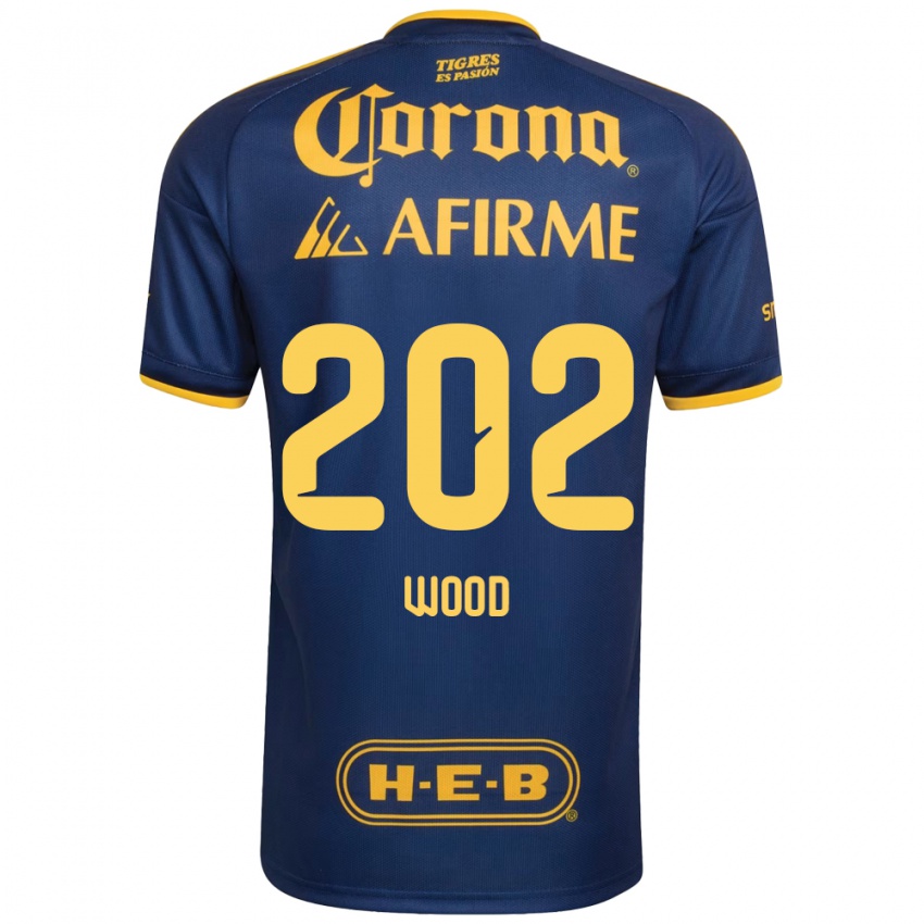 ילדים Yael Wood #202 כחול מלכותי צהוב הרחק ג'רזי 2026/27 חולצה קצרה