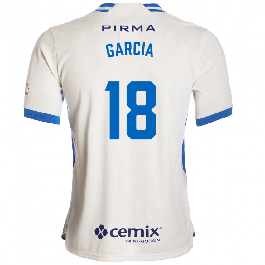 ילדים Diana Garcia #18 לבן כחול אדום הרחק ג'רזי 2026/27 חולצה קצרה