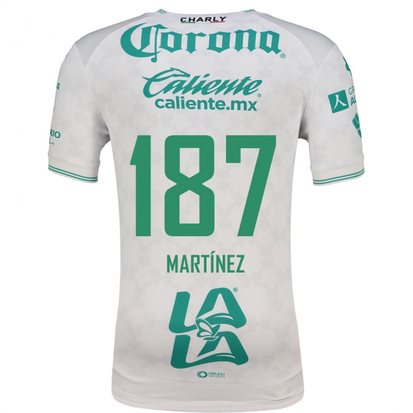 ילדים Thiago Martínez #187 ירוק בהיר לבן הרחק ג'רזי 2026/27 חולצה קצרה