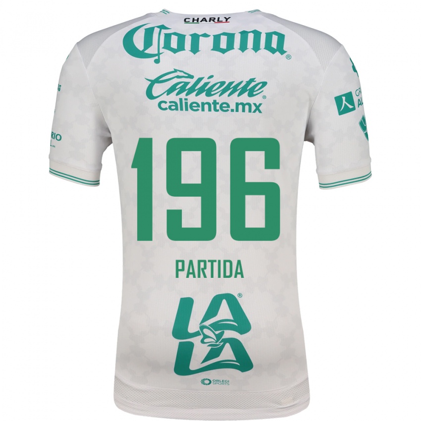 ילדים Alejandro Partida #196 ירוק בהיר לבן הרחק ג'רזי 2026/27 חולצה קצרה