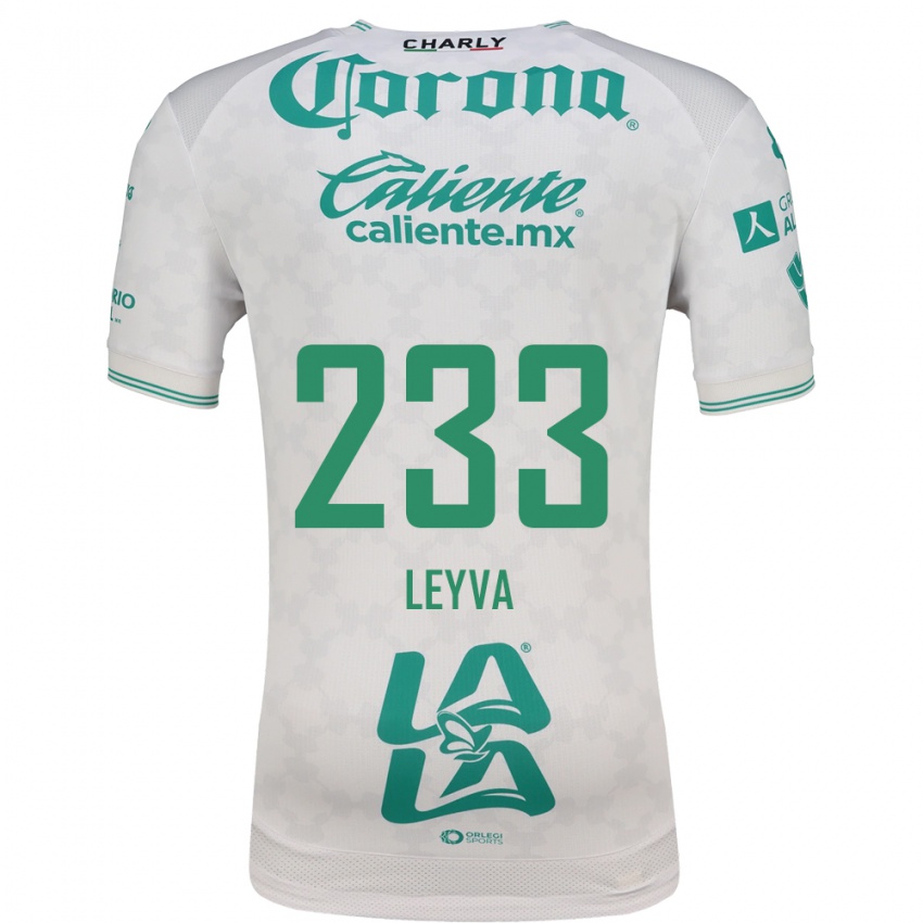 ילדים Axel Leyva #233 ירוק בהיר לבן הרחק ג'רזי 2026/27 חולצה קצרה
