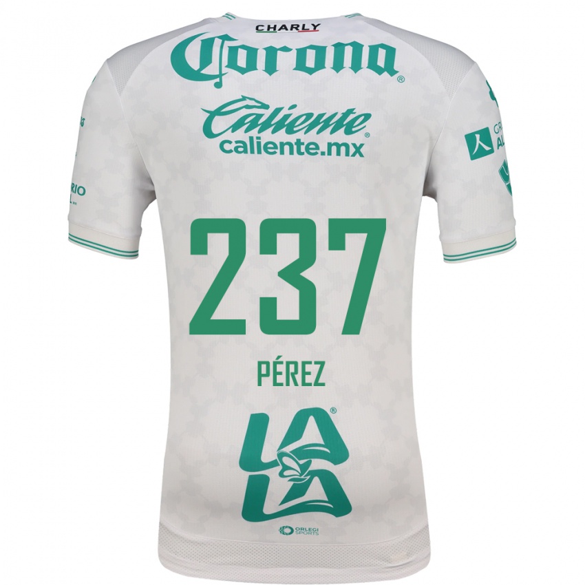 ילדים Jairo Pérez #237 ירוק בהיר לבן הרחק ג'רזי 2026/27 חולצה קצרה