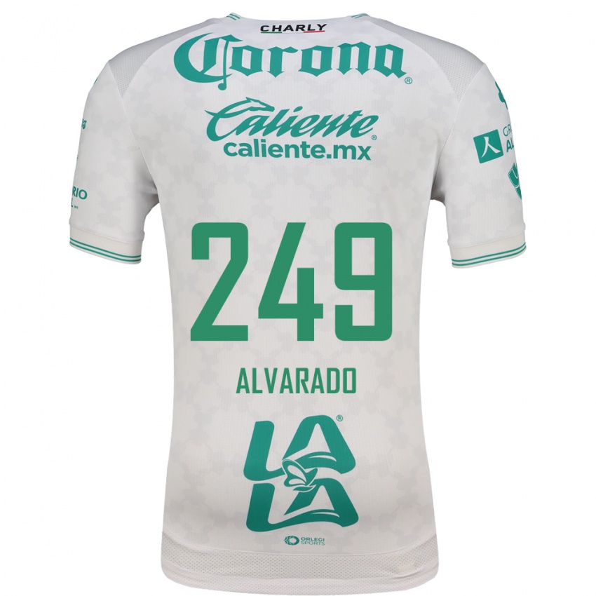 ילדים Luis Alvarado #249 ירוק בהיר לבן הרחק ג'רזי 2026/27 חולצה קצרה