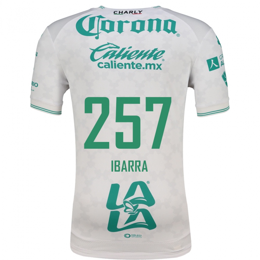 ילדים Ángel Ibarra #257 ירוק בהיר לבן הרחק ג'רזי 2026/27 חולצה קצרה