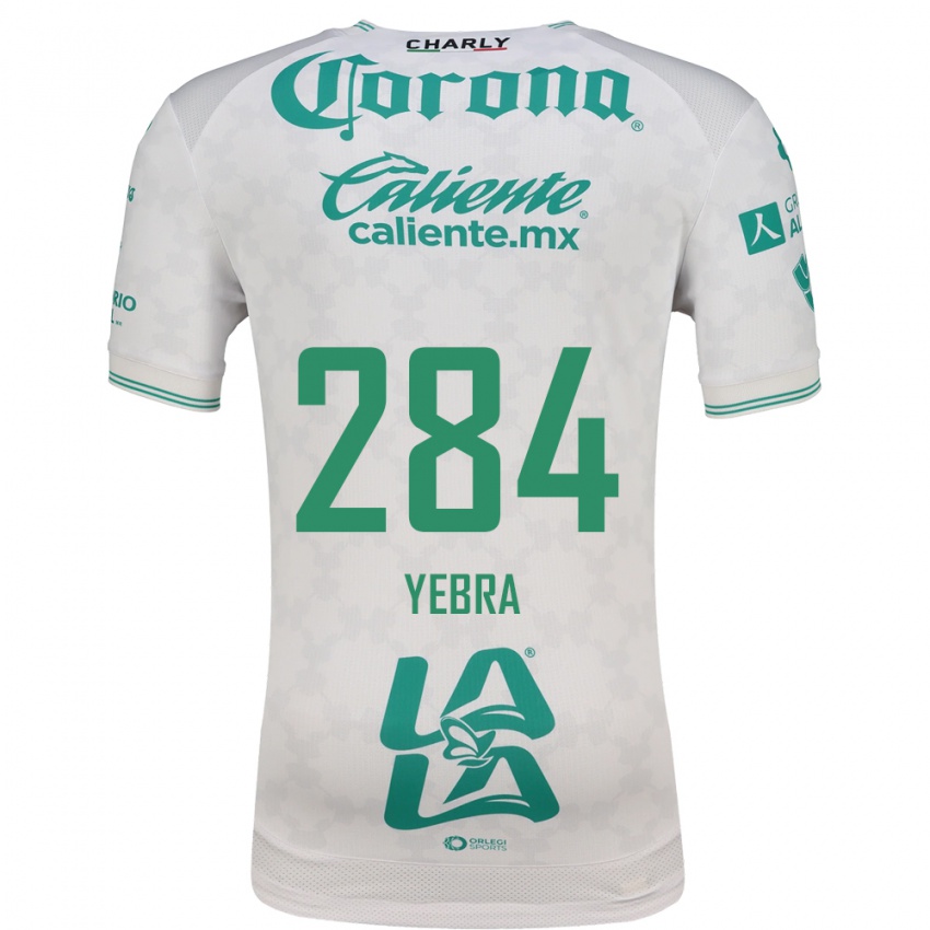 ילדים Patricio Yebra #284 ירוק בהיר לבן הרחק ג'רזי 2026/27 חולצה קצרה