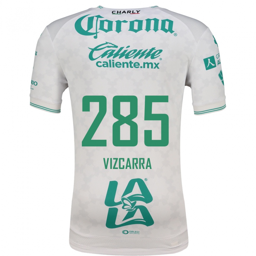 ילדים Santiago Vizcarra #285 ירוק בהיר לבן הרחק ג'רזי 2026/27 חולצה קצרה