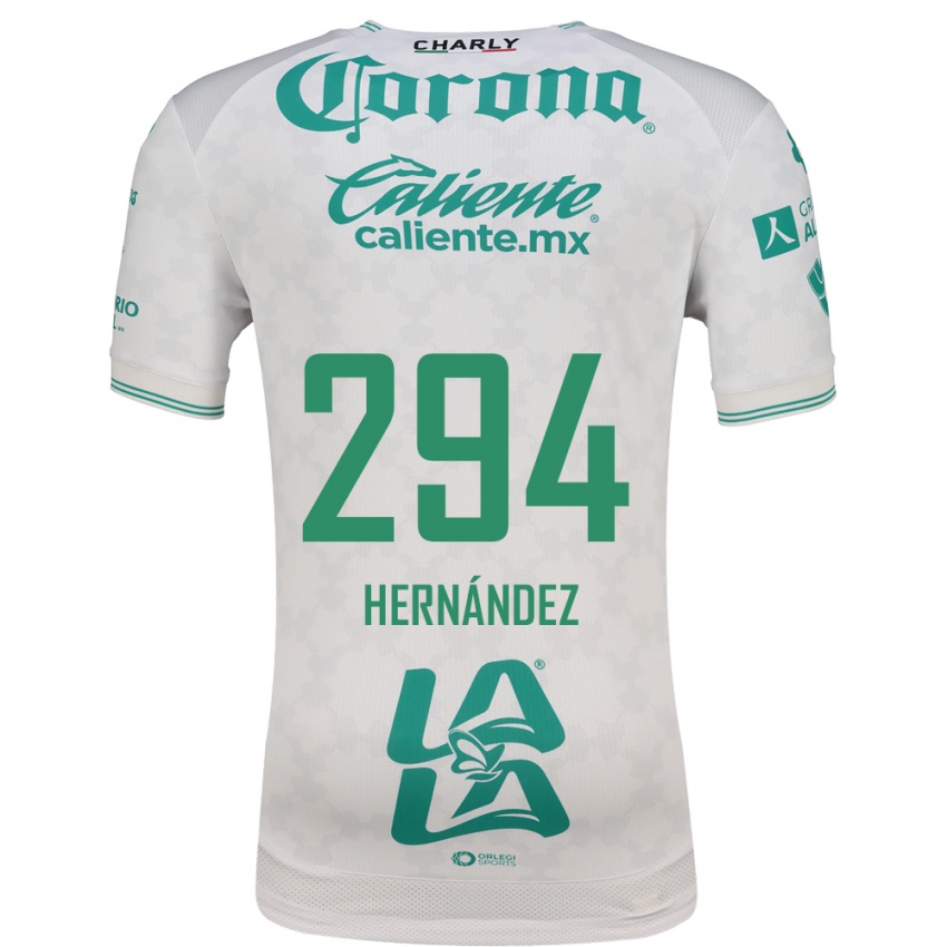 ילדים Matías Hernández #294 ירוק בהיר לבן הרחק ג'רזי 2026/27 חולצה קצרה