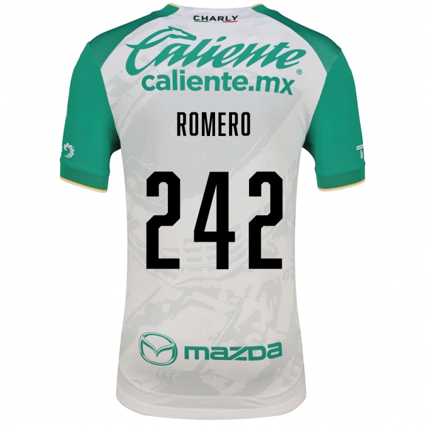 ילדים Alan Romero #242 ירוק בהיר לבן הרחק ג'רזי 2026/27 חולצה קצרה