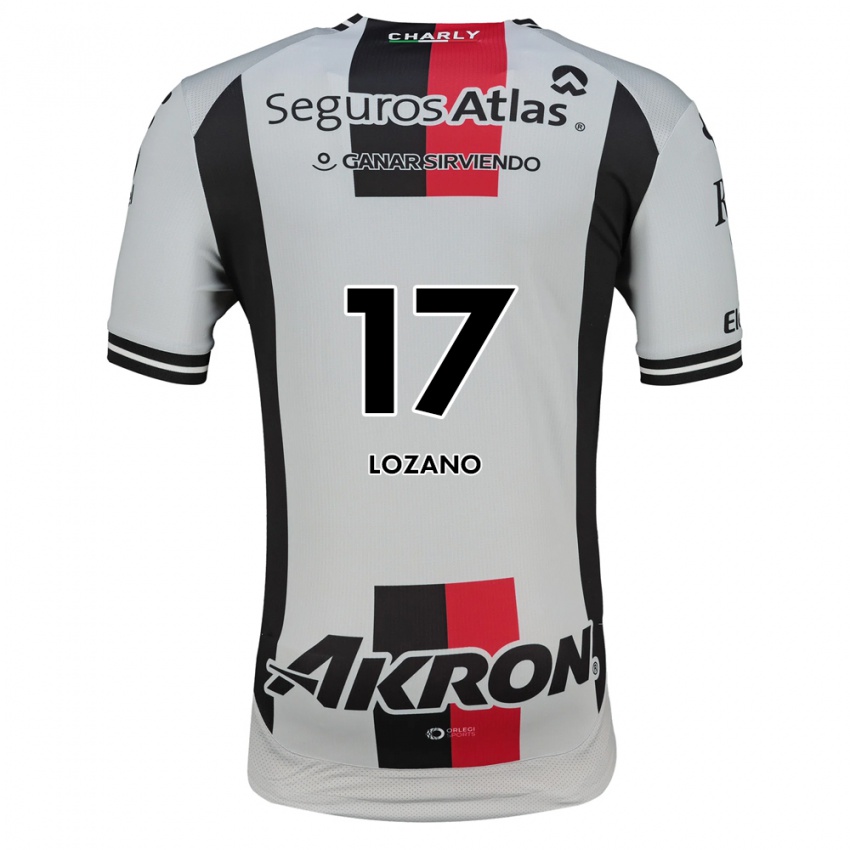 ילדים חוסה לוזאנו #17 לבן אדום שחור הרחק ג'רזי 2026/27 חולצה קצרה