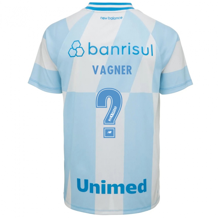ילדים Vagner #0 כחול בהיר לבן הרחק ג'רזי 2026/27 חולצה קצרה