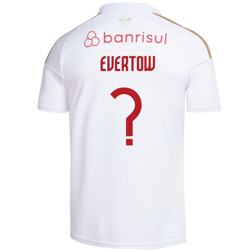 ילדים Evertow #0 אדום לבן הרחק ג'רזי 2026/27 חולצה קצרה