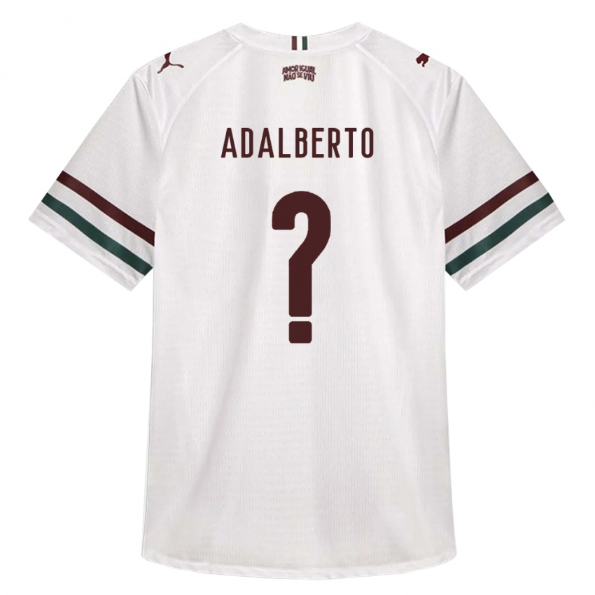 ילדים Adalberto #0 לבן ירוק בורדו הרחק ג'רזי 2026/27 חולצה קצרה