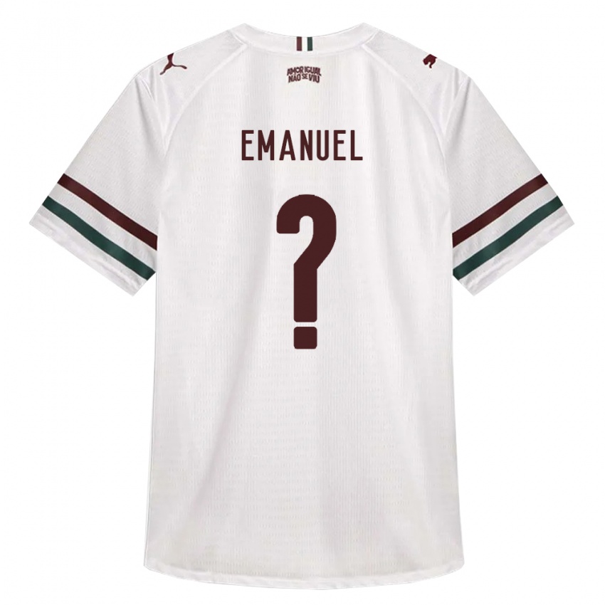 ילדים José Emanuel #0 לבן ירוק בורדו הרחק ג'רזי 2026/27 חולצה קצרה