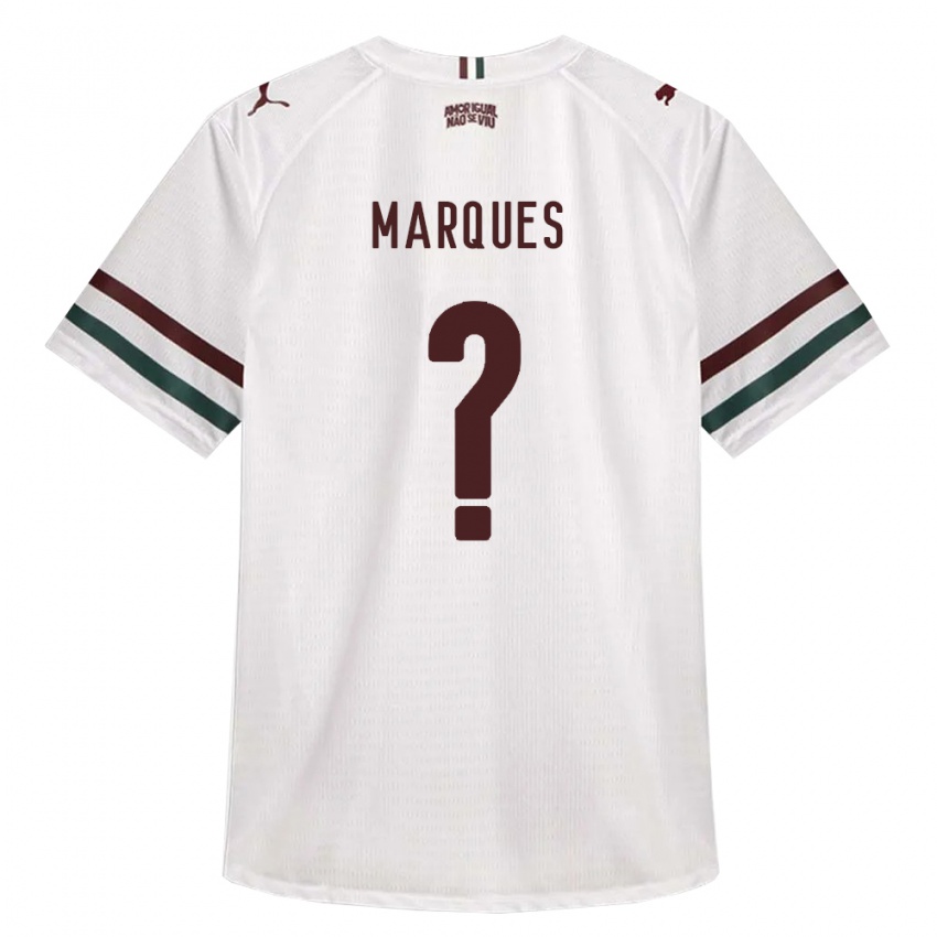 ילדים טיאגו מרקס #0 לבן ירוק בורדו הרחק ג'רזי 2026/27 חולצה קצרה